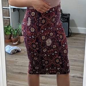 Loveappella stretchy pencil skirt